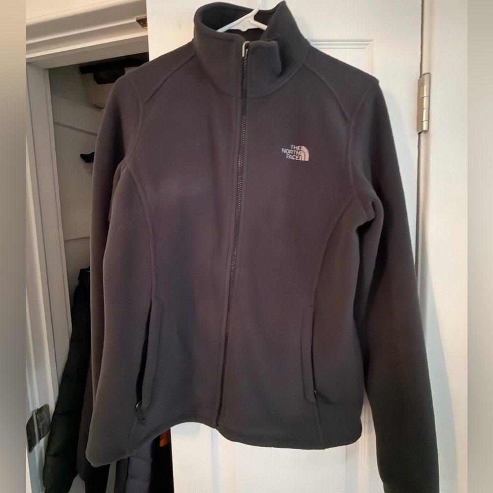 The North Face Women's Dark Gray/Black Fleece Jacket